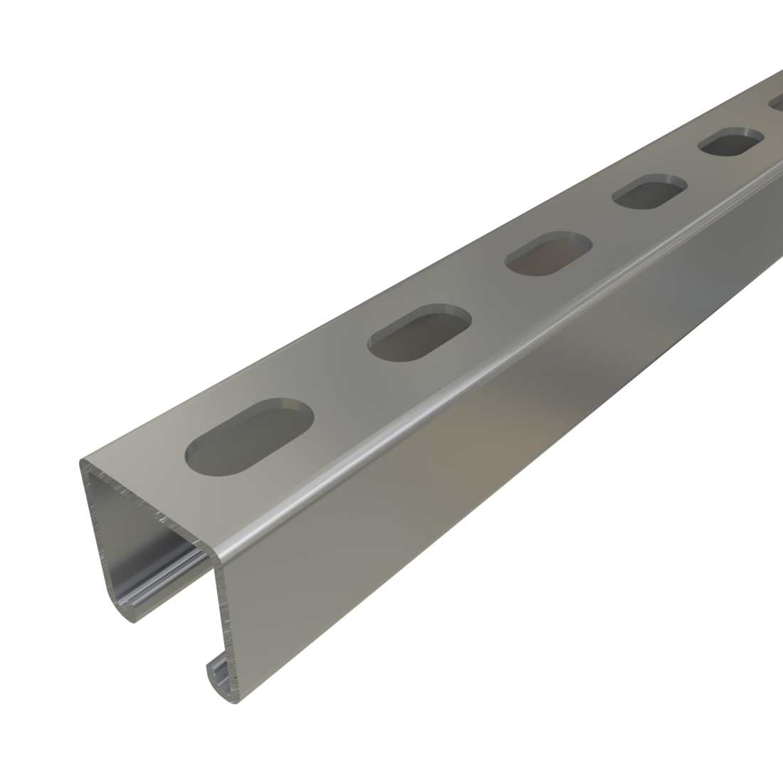 Unistrut P1000T 1-5/8 inch slotted strut channel