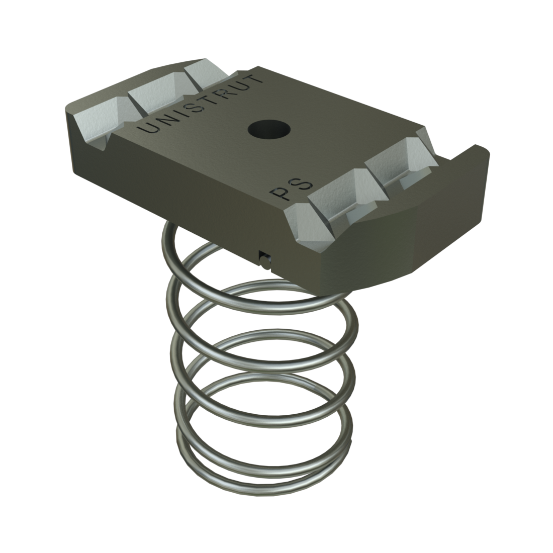 Unistrut P1010 half-13 channel nut with spring